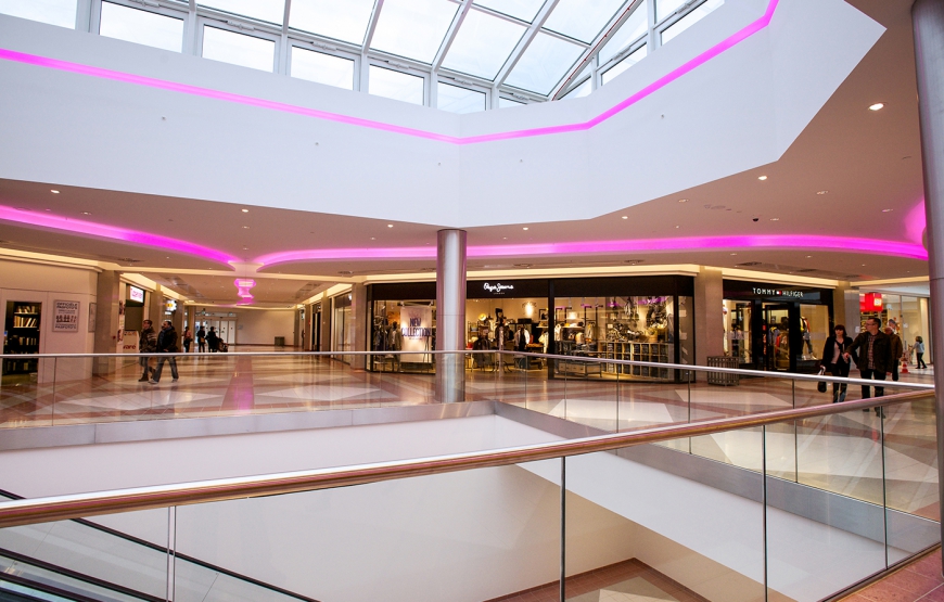 SPARQ Balustrades Wijnegem Shopping Centrum zijmontage